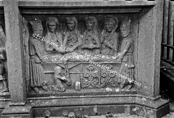 FRANCISCAN FRIARY  MC MAHON TOMB  LOWER LEFT PANEL